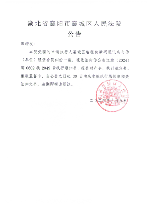 关于（2024）鄂0602执2049号执行公告.png