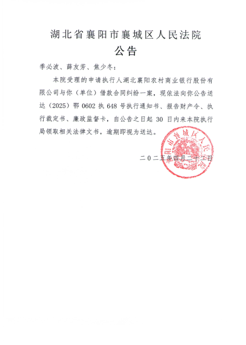 关于（2025）鄂0602执648号执行公告.png