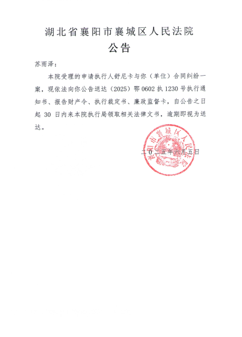 关于（2025）鄂0602执1230号执行公告.png