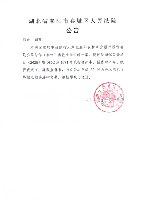 关于（2025）鄂0602执1974号执行公告.png